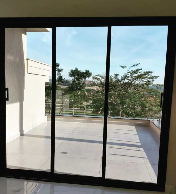 Porta de Alumínio para Cozinha Valores Santa Rosa de Viterbo - Porta Alumínio com Vidro